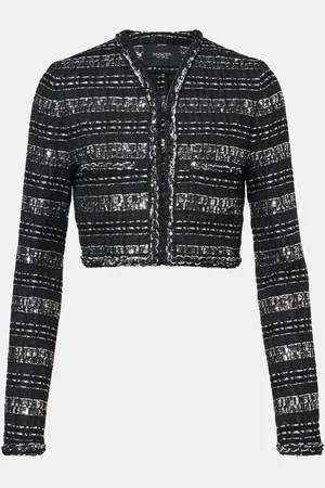 Giambattista Valli Cropped-Jacke aus Lamé