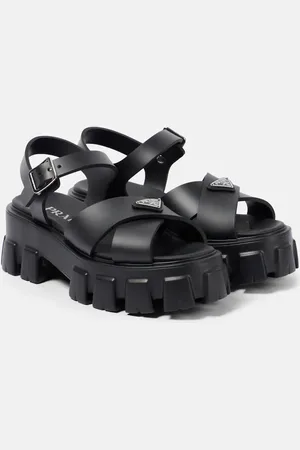 Prada Plateausandalen Monolith