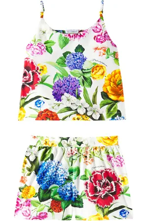 Dolce & Gabbana Set aus Top und Shorts aus Baumwolle