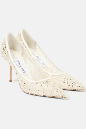 Jimmy Choo Verzierte Pumps Love 85 aus Mesh