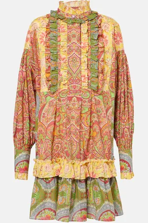 VALENTINO Minikleid Voyage Imaginaire aus Baumwolle