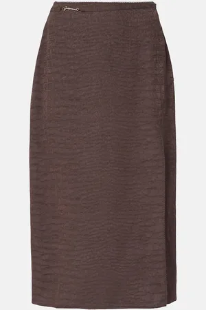 Jacquemus Midirock Notte aus Satin