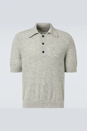 DRIES VAN NOTEN Polohemd aus einem Wollgemisch