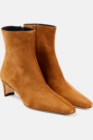 Staud Ankle Boots Wally 55 aus Veloursleder