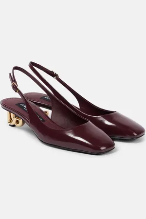 Dolce & Gabbana Slingback-Pumps DG 40 aus Lackleder