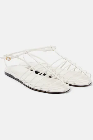 Proenza Schouler Sandalen Tee Cage aus Leder