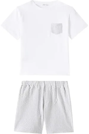 Il gufo Set aus T-Shirt und Bermuda-Shorts