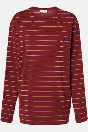Miu Miu Longsleeve aus Baumwolle