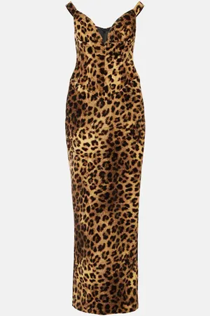 Ilkyaz Ozel Bedrucktes Maxikleid Shakti aus Baumwolle