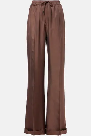 Tom Ford Weite Hose aus Seiden-Twill
