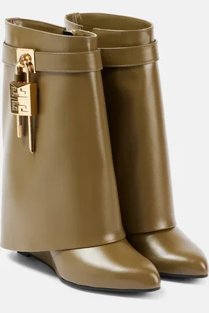 Givenchy Stiefel Shark Lock aus Leder