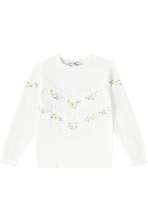 Tartine Et Chocolat Bestickter Pullover aus Baumwolle