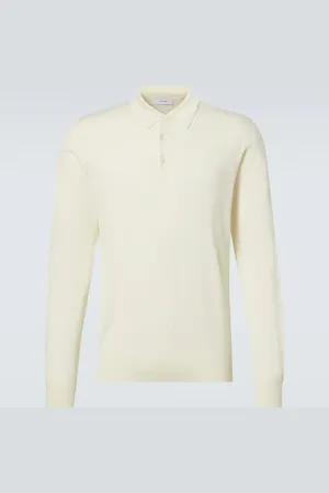 LARDINI Polopullover aus Wolle, Seide und Kaschmir