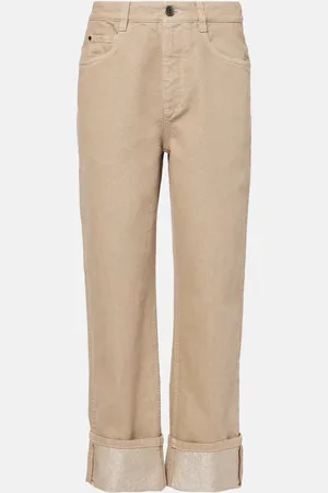 Brunello Cucinelli Mid-Rise Straight Jeans