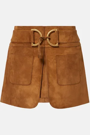 Tom Ford Minirock aus Veloursleder
