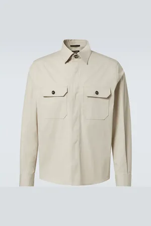 Ermenegildo Zegna Hemdjacke aus einem Baumwollgemisch