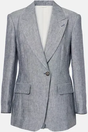 Brunello Cucinelli Blazer aus Hanf und Leinen