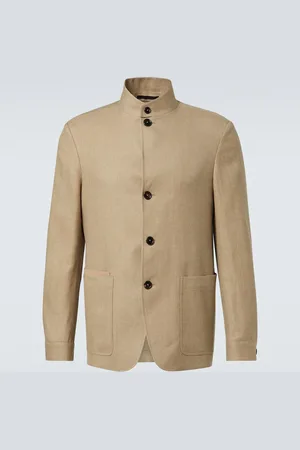 Ermenegildo Zegna Jacke Il Conte aus Leinen und Wolle