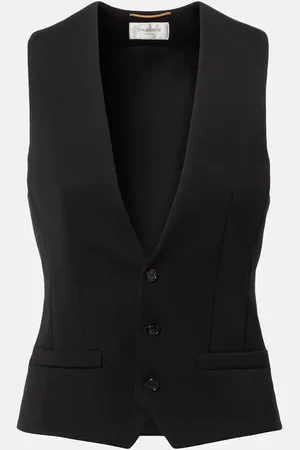 Saint Laurent Weste aus Wolle