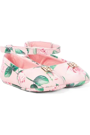 Dolce & Gabbana Baby Ballerinas DG aus Leder