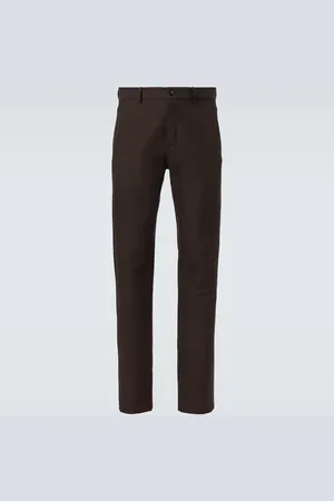 Loro Piana Gerade Hose Harper aus Wolle und Baumwolle