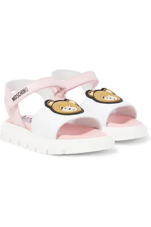 Moschino Sandalen Teddy Bear aus Leder