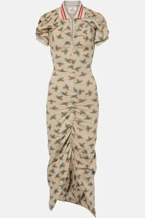 Vivienne Westwood Midikleid Pulling aus Baumwolle