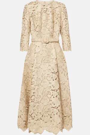 Oscar de la Renta Cocktailkleid aus Guipure-Spitze
