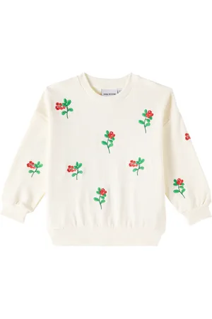 Mini Rodini Sweatshirt Lingonberries aus Baumwoll-Jersey