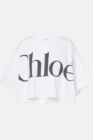 Chloé Chloé Cropped-Top aus Baumwoll-Jersey