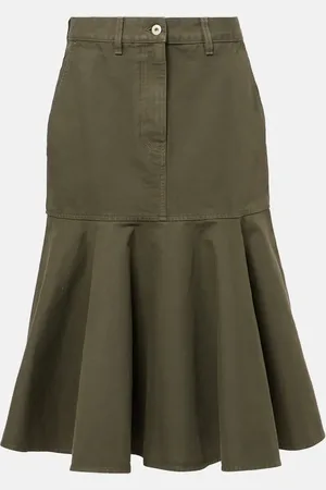 Loewe Midirock aus Baumwoll-Twill