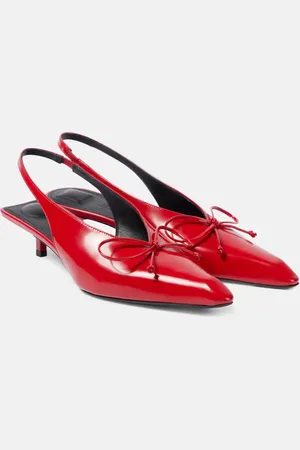 Jacquemus Slingback-Pumps Low Cubisto aus Leder