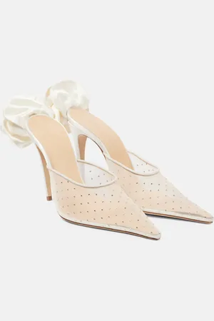 MAGDA BUTRYM Mules aus Mesh mit Kristallen