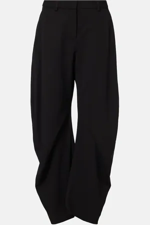Acne Studios Weite Mid-Rise-Hose