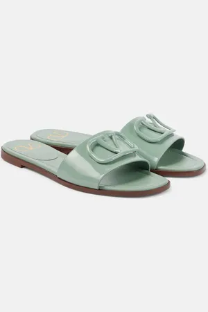 VALENTINO GARAVANI Pantoletten VLogo Signature aus Lackleder