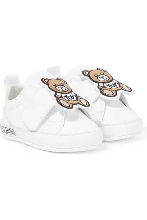 Moschino Baby Sneakers Teddy Bear aus Leder