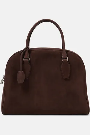 The Row Tote India 12.00 aus Veloursleder