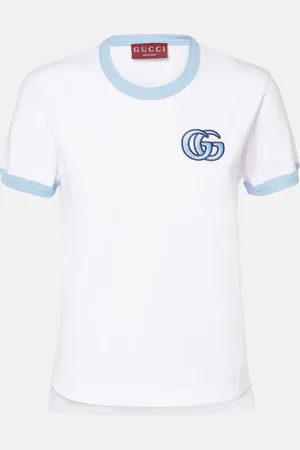 Gucci T-Shirt Double G aus Baumwoll-Jersey