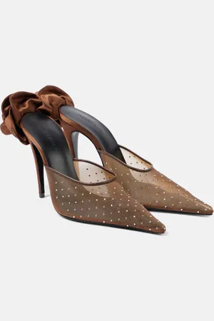 MAGDA BUTRYM Mules aus Mesh mit Kristallen