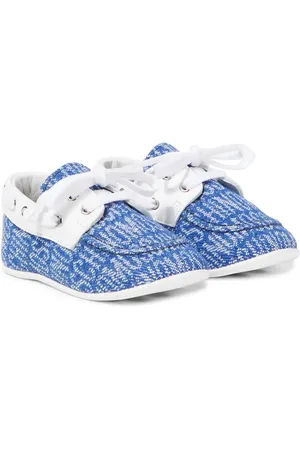 Moschino Baby Segelschuhe mit Leder