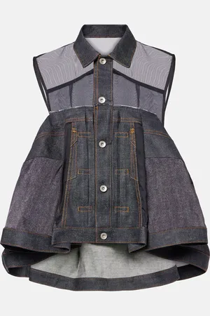 SACAI Top aus Denim