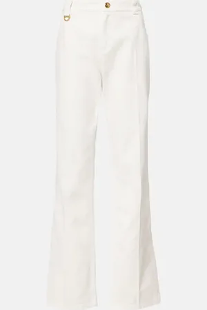 Chloé Chloé Gerade Hose aus Baumwoll-Canvas
