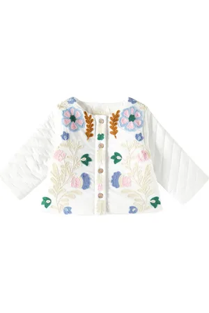 Louise Misha Baby Bestickte Jacke Orisha aus Baumwoll-Voile