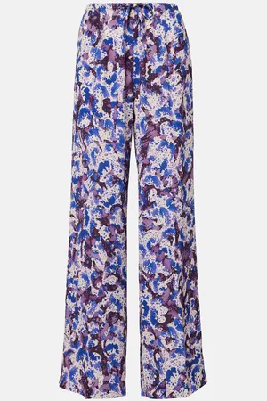DRIES VAN NOTEN Gerade Mid-Rise-Hose aus Crêpe