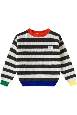 Bobo Choses Pullover Smiling Stripes