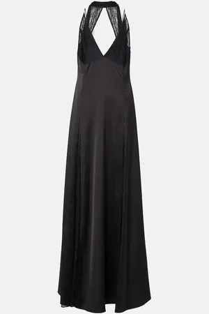 Ilkyaz Ozel Robe Paige aus Satin und Spitze