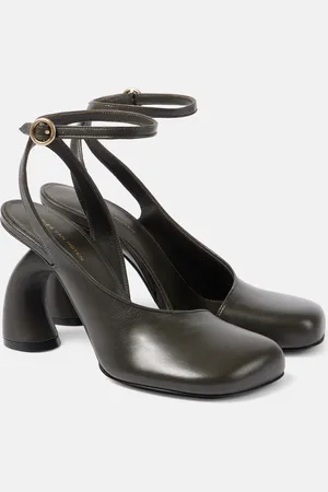 DRIES VAN NOTEN Slingback-Pumps aus Leder