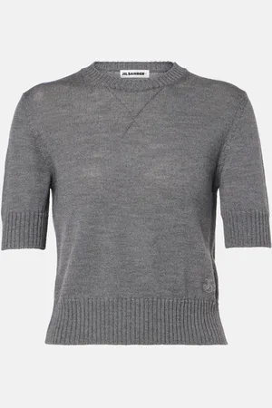 Jil Sander Top aus Schurwolle