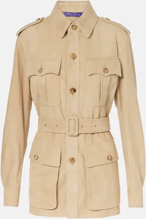 Ralph Lauren Feldjacke Gabbie aus Veloursleder