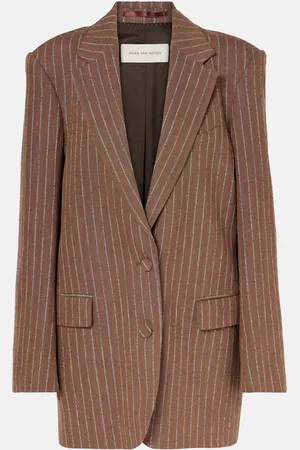 DRIES VAN NOTEN Blazer aus einem Leinengemisch
